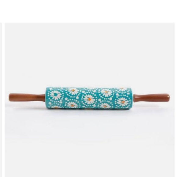 🆕The Pioneer Woman | Flea Market Floral Decal Rolling Pin with Wood Handle - Picture 2 of 6